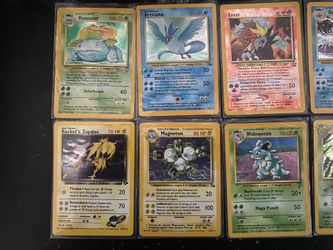 VINTAGE FIRST GEN POKÉMON CARDS 