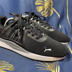 PREOWNED Puma Pacer Net Cage Blue 374322-01Men Size SZ 9.5 - BLACK - 37432.01