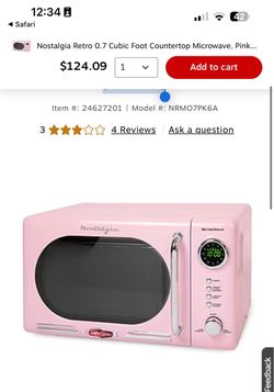Pink microwave