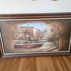 Framed Oil Painting 