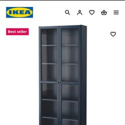 Billy Navy Blue Book Shelf 