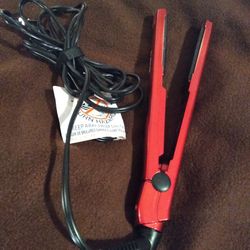 Red Alexis Pro Straightner and Case