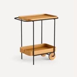 Dram Bar Cart by Burrow – Oak | Brand New in Box