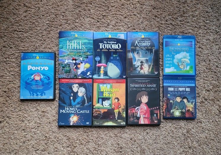 9 Studio Ghibli Movies - Hayao Miyazaki