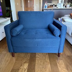 Great Blue Accent Arm Chair 