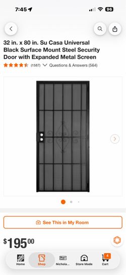 32x80 storm door