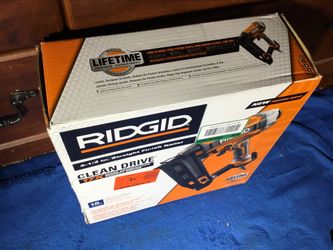 Ridgid BRAND New in box 16-Guage Nailer, Bag Included! Only 70 mañana.. great Gift! 💥💥💥 🎁