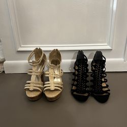 2 Pairs of Heels Size 8.5