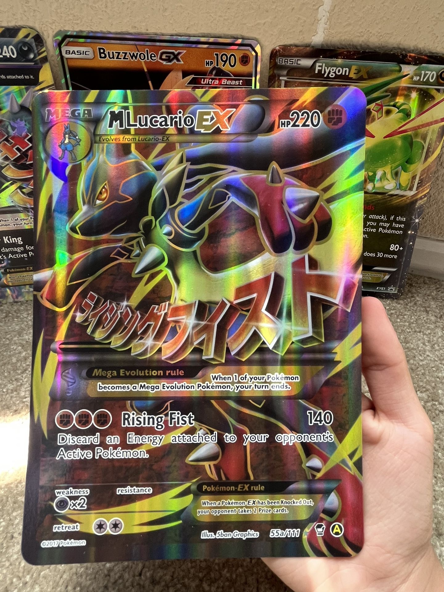 Mega Lucario EX Full Art Jumbo