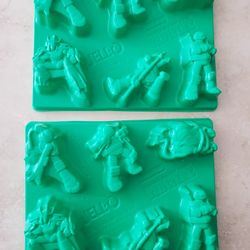 2 Ninja Turtles Jello Molds 