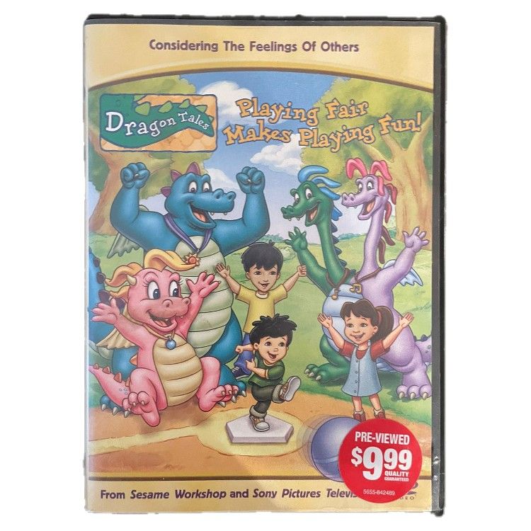 📀 Dragon Tales – Playing Fair Makes Playing Fun! DVD | Sesame Workshop | Kids Learning