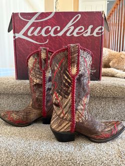 Lucchese Size 9 Cowboy Boots