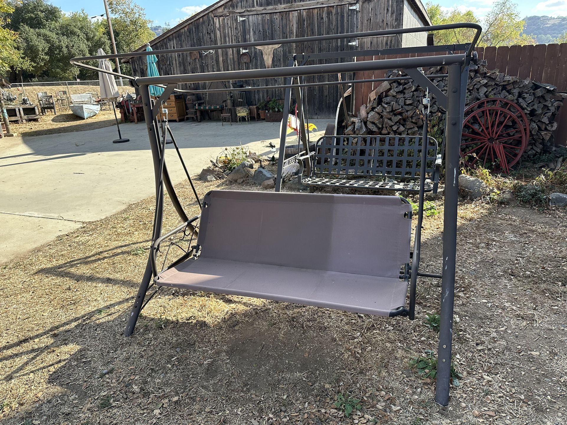 PORCH SWING OUTDOOR SWING ROCKER LOUNGER