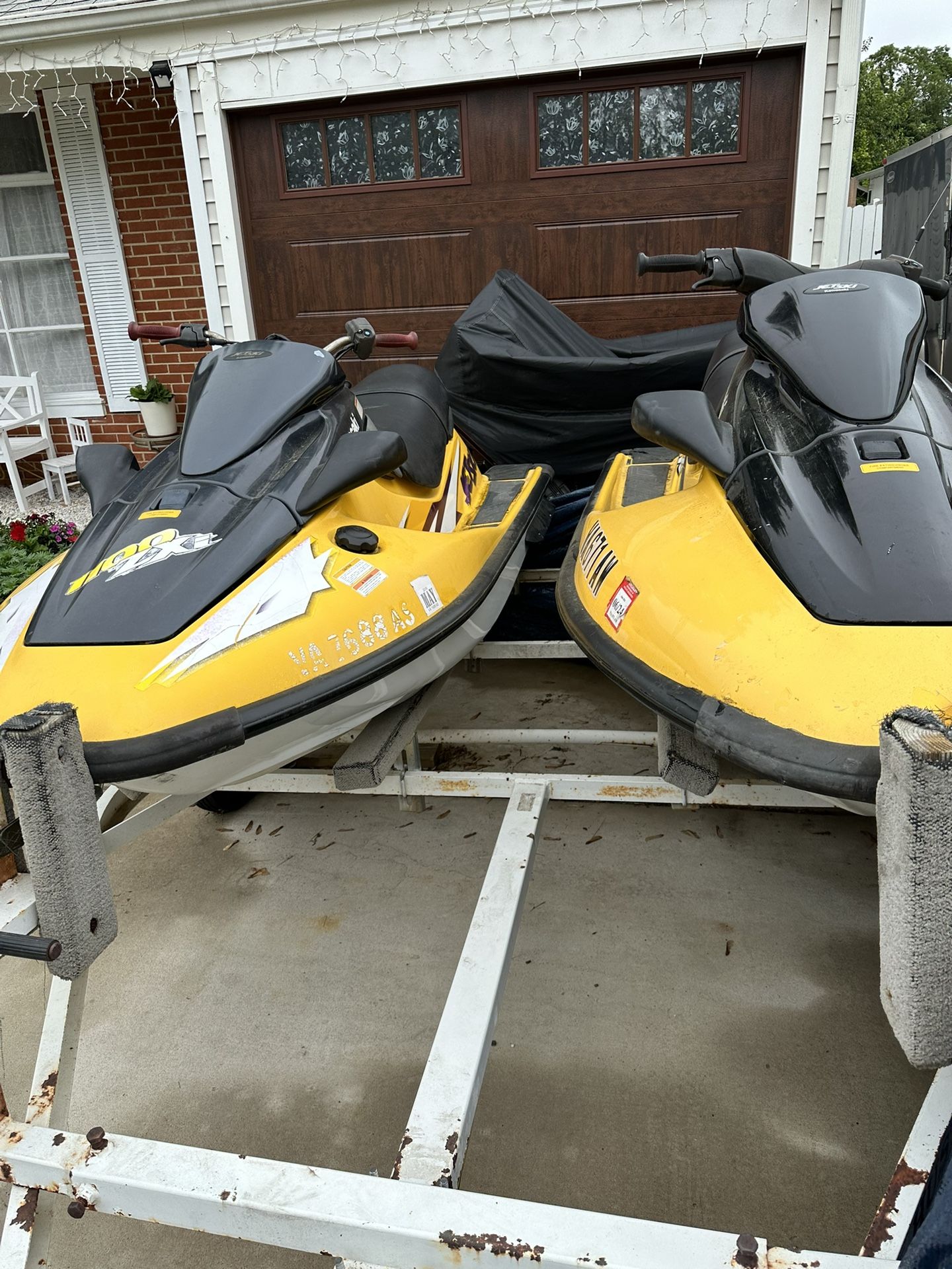 2 2000 Kawasaki ZXI 1100’s  Open Trades For Work Van  