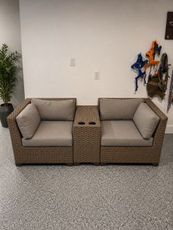 Merlyn 3 Piece Seating Group with Cushions