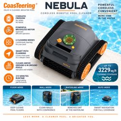 CoasTeering Nebula Cordless Robotic Pool Cleaner