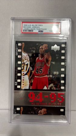1999 Upper Deck Michael Jordan MJ Retires PSA 10