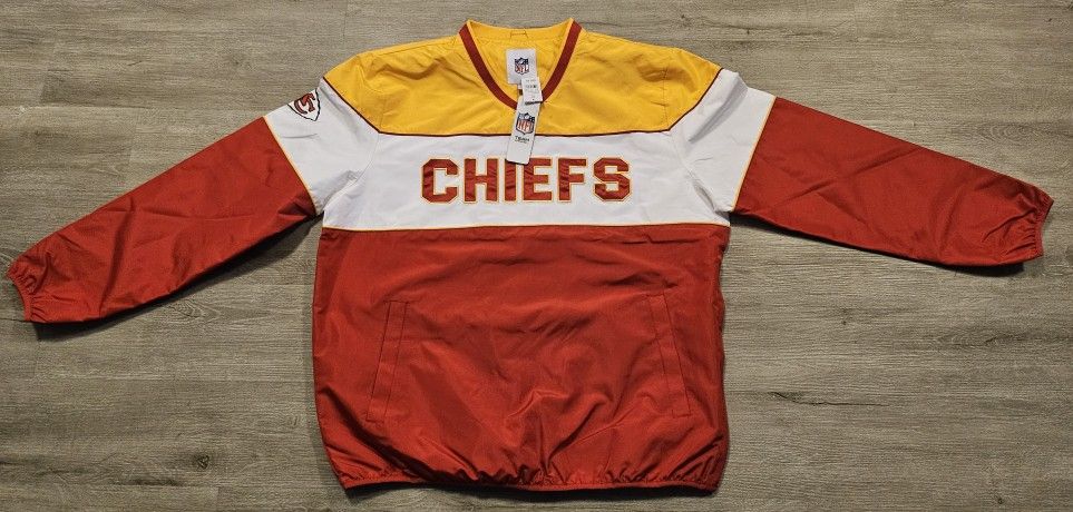 Kansas City Chiefs Official NFL Men's XL Wind Breaker