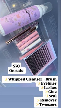 Cluster Lashes Pickup Delivery available
