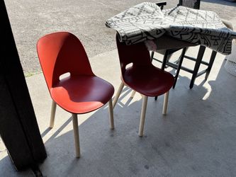 A Pair Of Alfi Chairs By Jasper Morrison