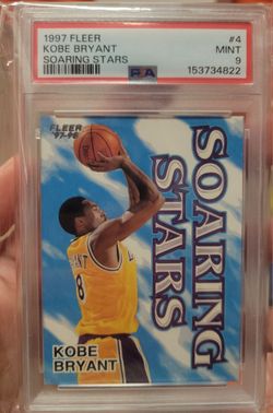 1997-98 Fleer Soaring Stars Kobe Bryant #4 PSA 9