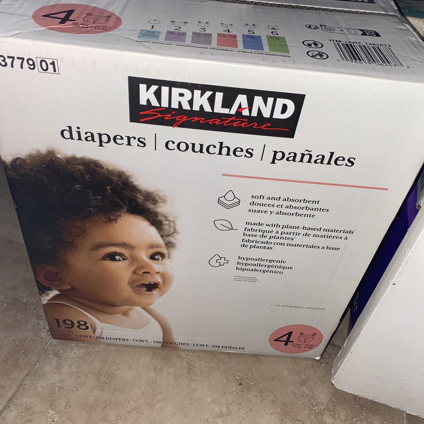 Kirkland Diapers / Cuties Diapers Both Size 4