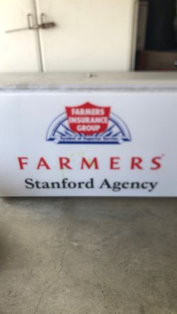 Farmers Insurance out doors sign