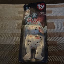 Collectible June 1999 TY Retired 'Glory - the Bear' M-I-B McDonalds Beanie Baby for USA