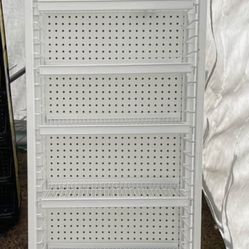 Commercial White Racks