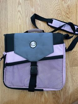 Pink And Gray Zipper Binder