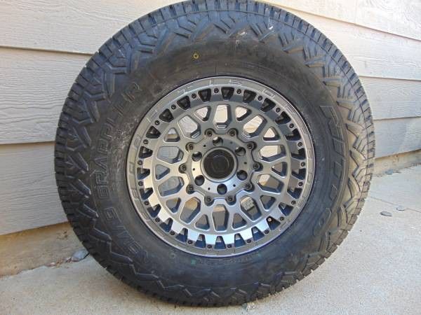 17X9 Satin Anthracite TIS Rims P 285 70 17 Nitto Nomad Grappler Tires *6X135* *F150* *EXPEDITION*