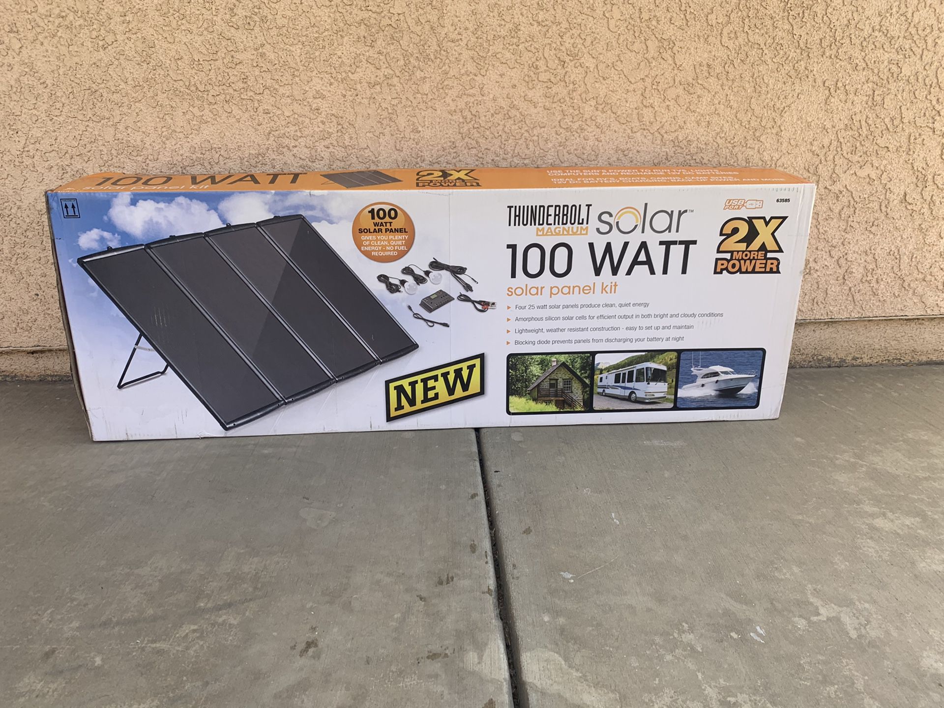 Thunderbolt 100 Watt Solar Panel Kit