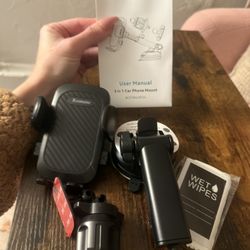 Brand New 3-In -1 Phone Mount For Car