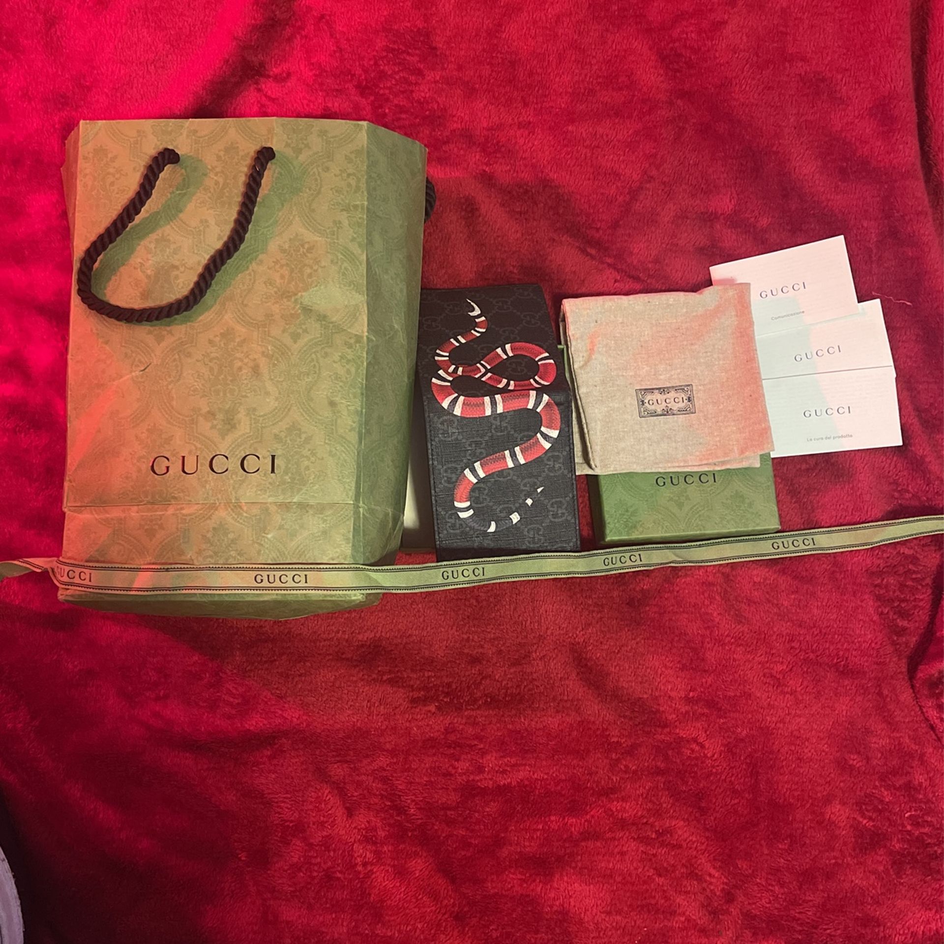 KingSnake Gucci Wallet Authentic