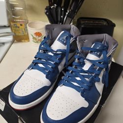 Nike Jordan Retro 1 True Blue White Red Sb Dunk
