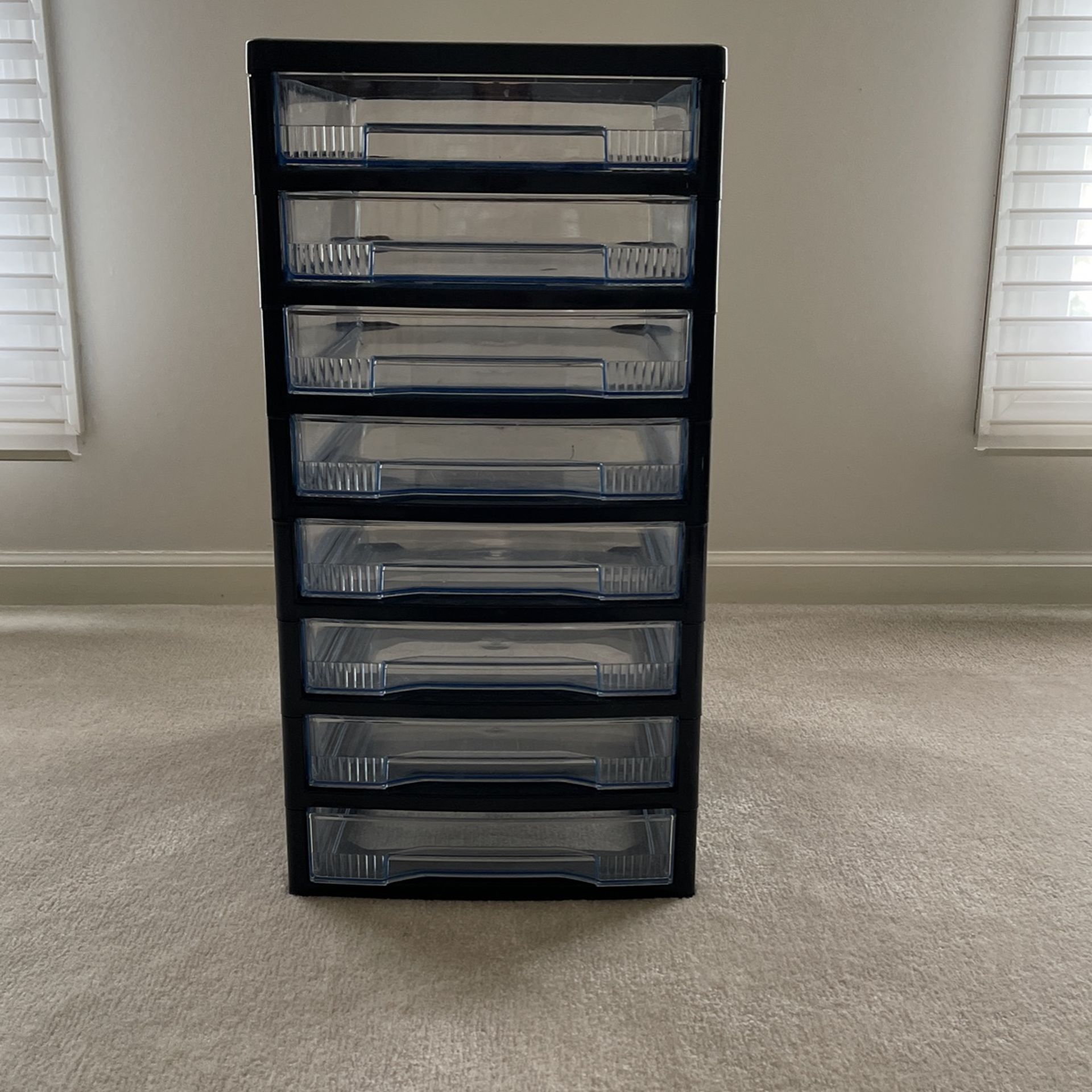 8 Drawer Plastic Organizer 