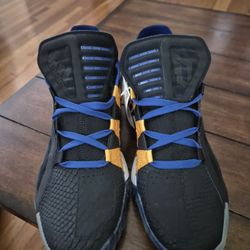 Adidas Dame 6 Stone Cold Damian Lillard Austin 3:16 Black Blue Mens Size 8