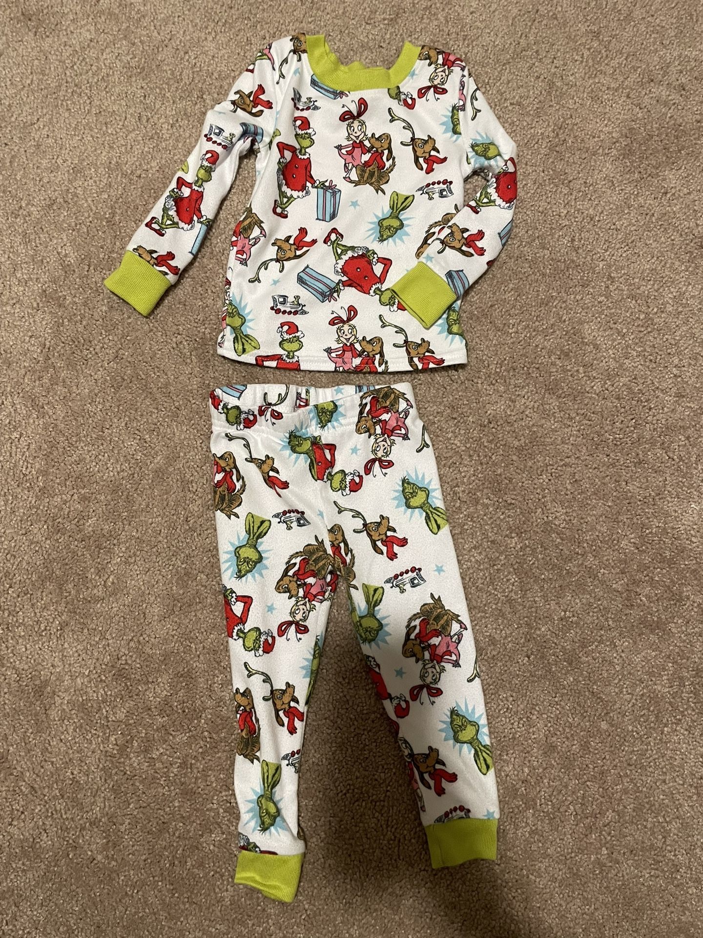 Baby Grinch Pjs Size 12 Months