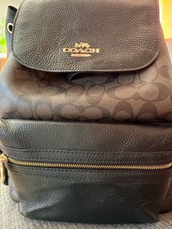 Coach New York Leather Backpack/ diaper bag