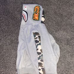 Grey Bape Hoodie