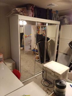 2 Mirrored Closets