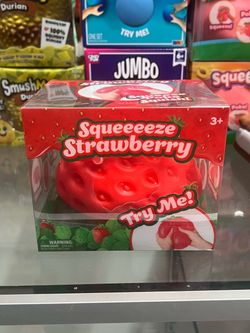 Squeeeeze Strawberry Squishy Toy