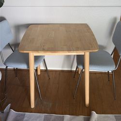 Kitchen table and two chairs