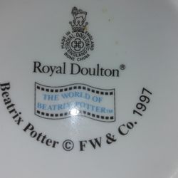 Royal Doulton Beatrice Potter Plate