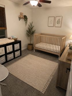 Baby crib with toddler add on
