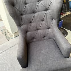 High Back Chair Upholstered 