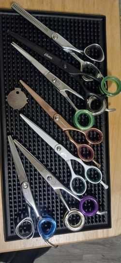 Professional Hair Cutting Scissors Set – 6 Pairs