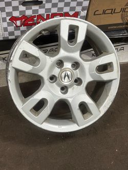 Acura Honda rim wheel 17 inch factory 5 lugs bolt pattern 4.50 inch 114.30 mm Only one rim