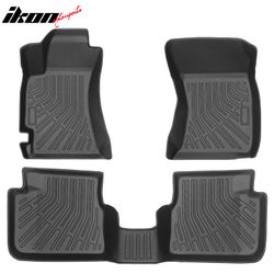 Fits 2009-2013 Subaru Forester Anti-Slip Floor Mats All Weather TPE Carpets 3PCS
