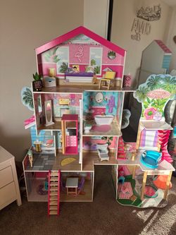 KidKraft Wooden Dollhouse with Accessories